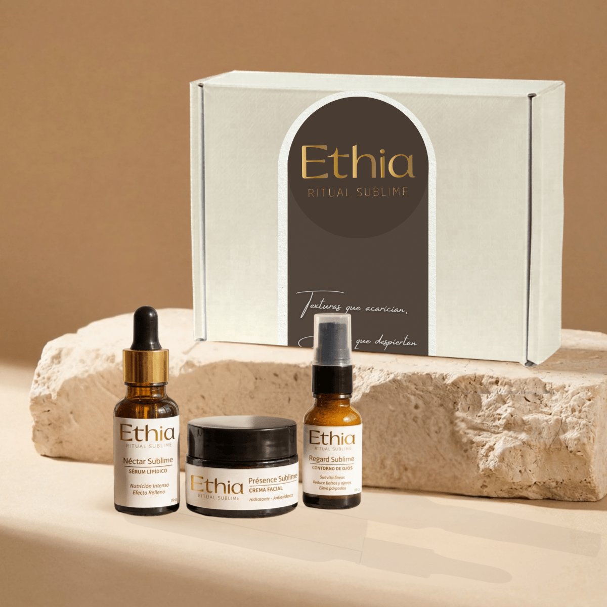 Trío Sublime · Ritual Antiedad Piel Madura · 3 Pasos | ✓ Envío gratis | Dermocosmética Limpia - Ethia