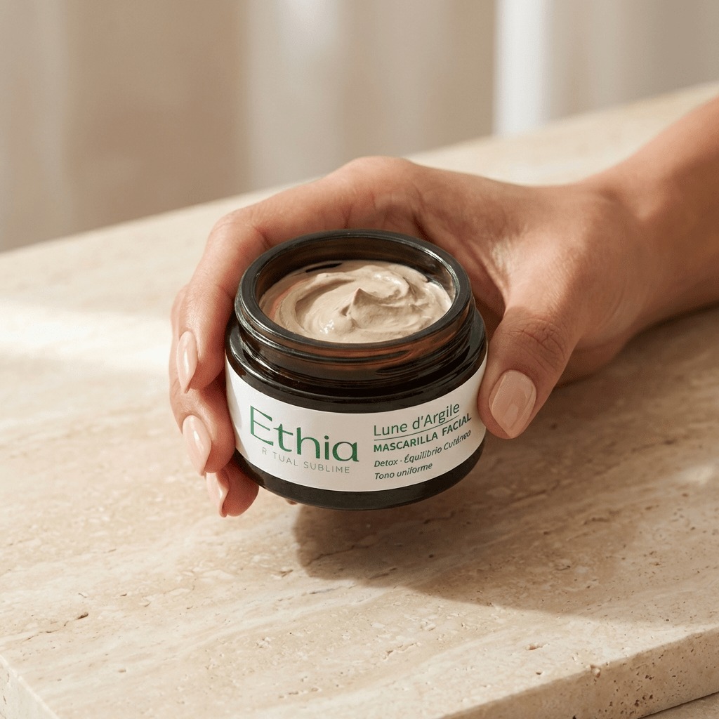 Lune d'Argile · Mascarilla Facial de arcillas Purificante textura cremosa | Dermocosmética Limpia - Ethia