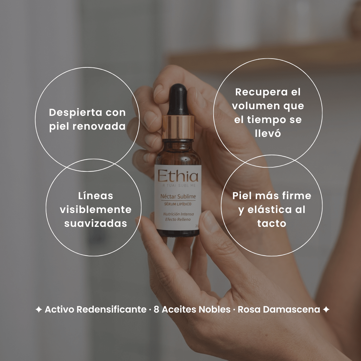 Néctar Sublime · Sérum Facial Antiedad Nutritivo | Dermocosmética Limpia - Ethia