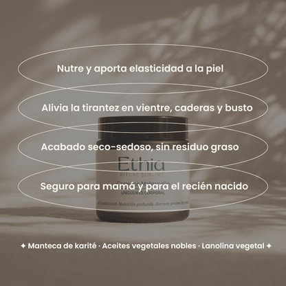 Caresse Maternelle · Ungüento Corporal Embarazo beneficios elasticidad y flexibilidad | Dermocosmética Limpia - Ethia
