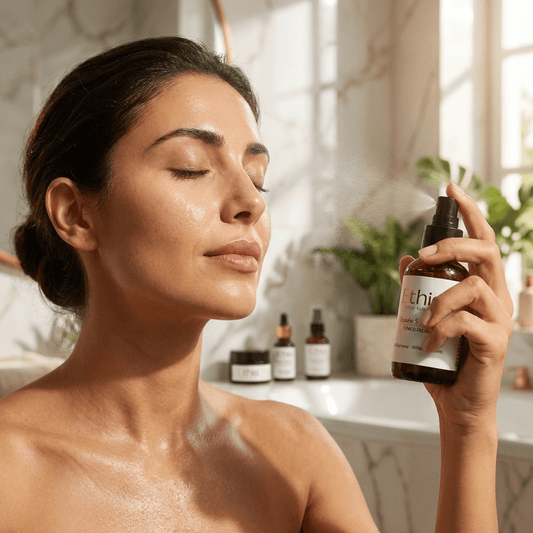 Rosée Sublime · Tónico Facial con Niacinamida · Mujer aplicación | Dermocosmética Limpia - Ethia