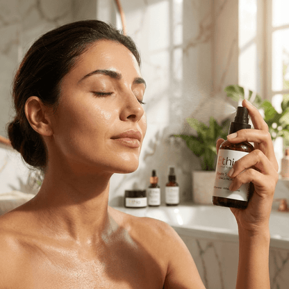 Rosée Sublime · Tónico Facial con Niacinamida · Mujer aplicación | Dermocosmética Limpia - Ethia